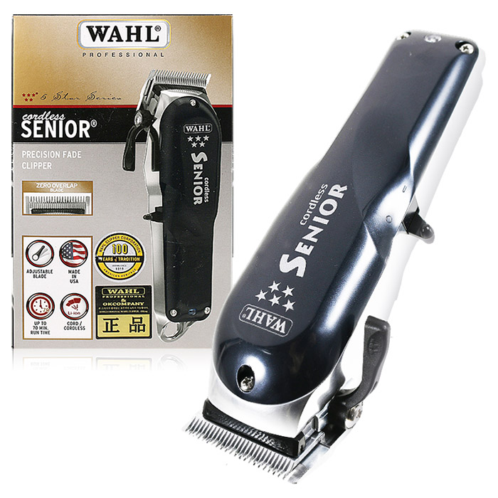 [WAHL] 왈 클리퍼 5스타 시니어 코드-리스 바리깡 이발기 08504L-020