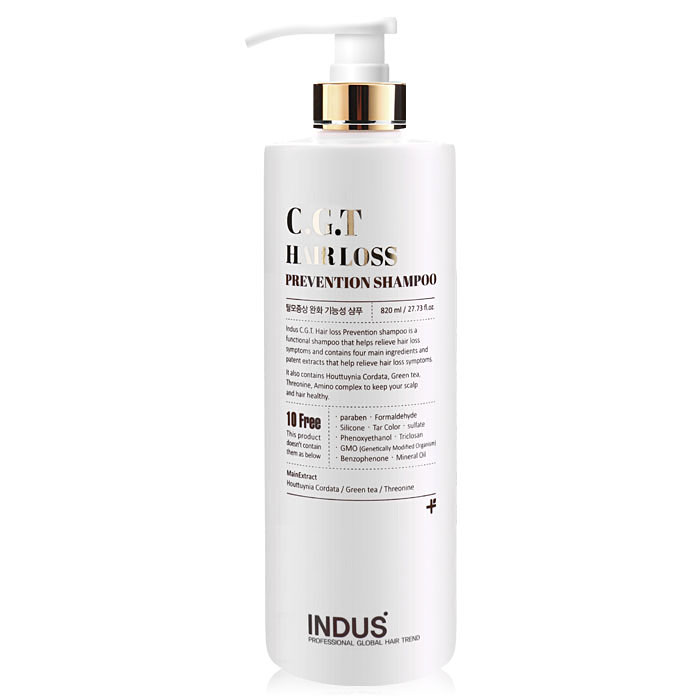 헤어2000,[인더스] 인더스 씨지티 헤어로스 프리벤션 샴푸 820ml (탈모샴푸)