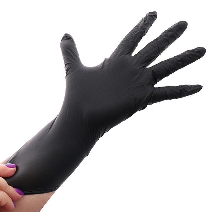 헤어2000,[FRAMAR] 프라마 니트릴 블랙 미용장갑 (대/중/소/선택) 낱개 100매 50쌍 = 1갑 (박스 단위판매)