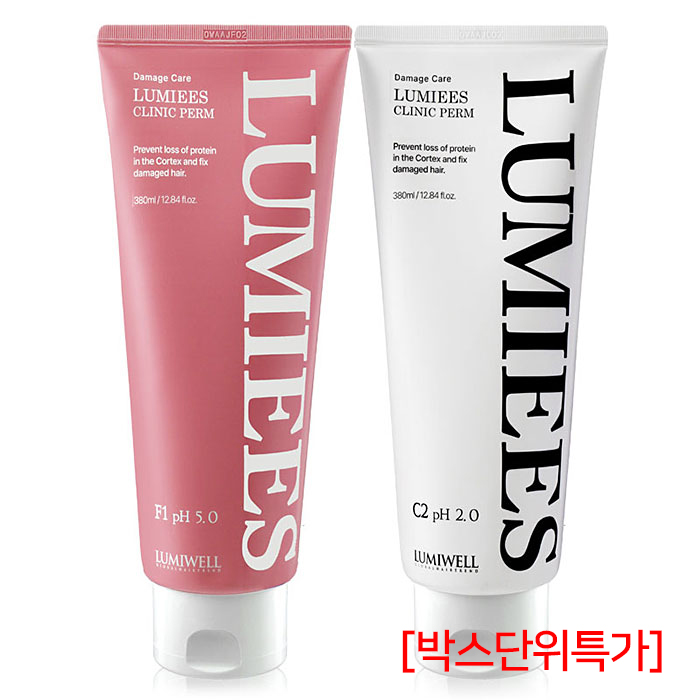 [루미웰] 루미에스 데미지케어 클리닉 펌 380ml F (극손상모용 pH5.0) (박스단위특가)