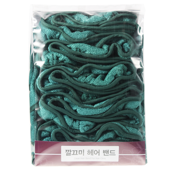 [뷰티플러스] 깔끄미 일체형 헤어밴드(중화밴드) 일체형 (목커버) 5개 1셋트